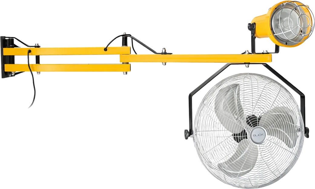 Pro-L40-AIR con el brazo extendido, vista lateral